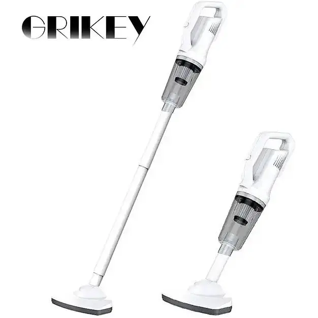 Ручной пылесос Grikey Home Cleaner 3 беспроводной 2 в 1 для дома с подсветкой 170W Белый (GK489) - фото 2