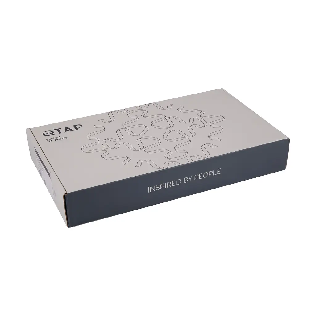 Змішувач для умивальника Qtap Vlasta New високий QTVLA269GMB45653 Gunmetal Black PVD Шліфований чорний хром - фото 6
