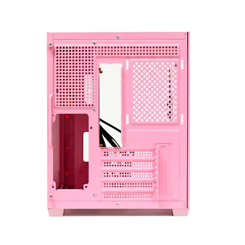 Корпус GTL Gaming Infinity, Pink, без БП, Mid Tower, Micro ATX/Mini ITX, 1xUSB 3.0/2xUSB 2.0, макс. CPU – 160 мм/VGA – 320 мм, боковая и передняя панель из закаленного стекла (GTLN275-1P) - фото 6