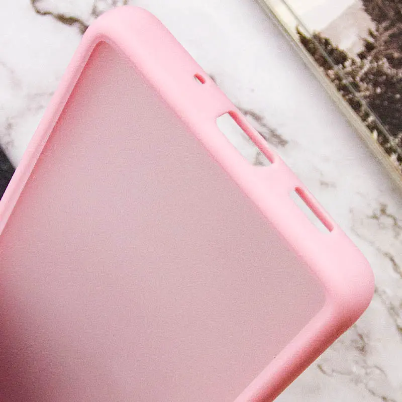 Чохол TPU+PC Lyon Frosted для Motorola Moto G22 Pink - фото 6