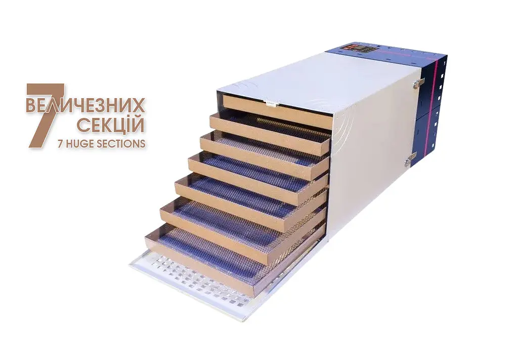 Цифрова електросушарка дегідратор сушарка сушка для фруктів та овочів Профіт М (Profit M) ЕСП-01 Е 45 л 83736 - фото 6