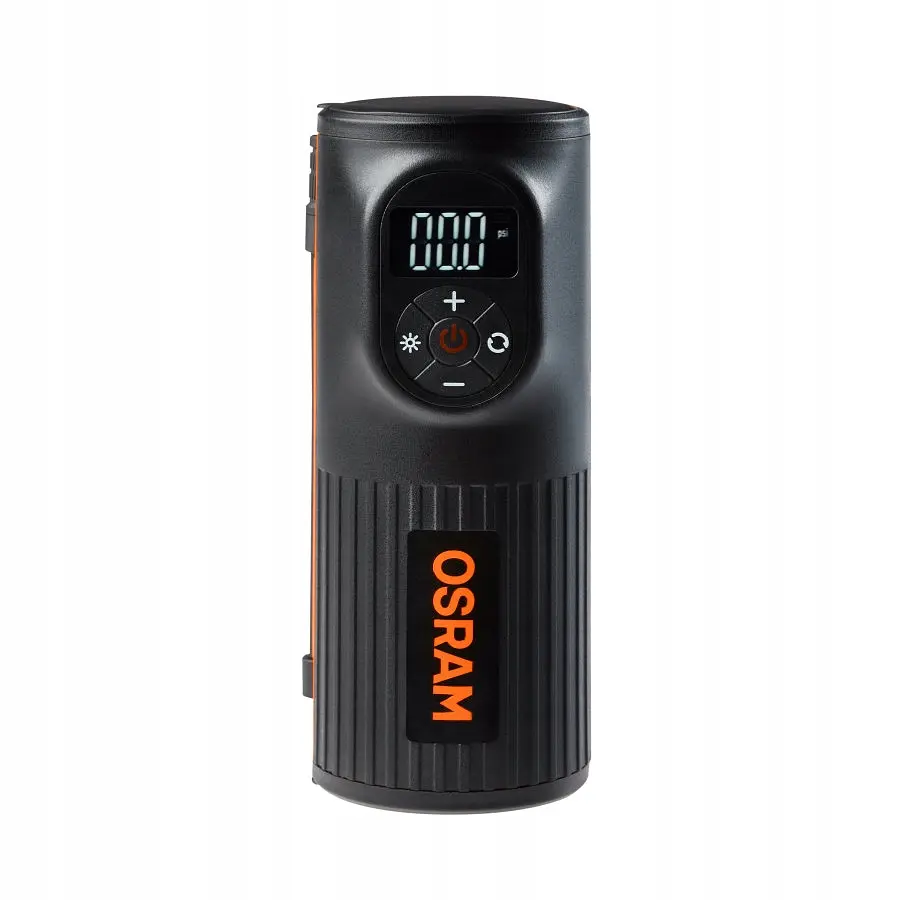 Компресор акумуляторний OSRAM OTIR2000 портативний, з автостопом та цифровим манометром 12В - фото 6