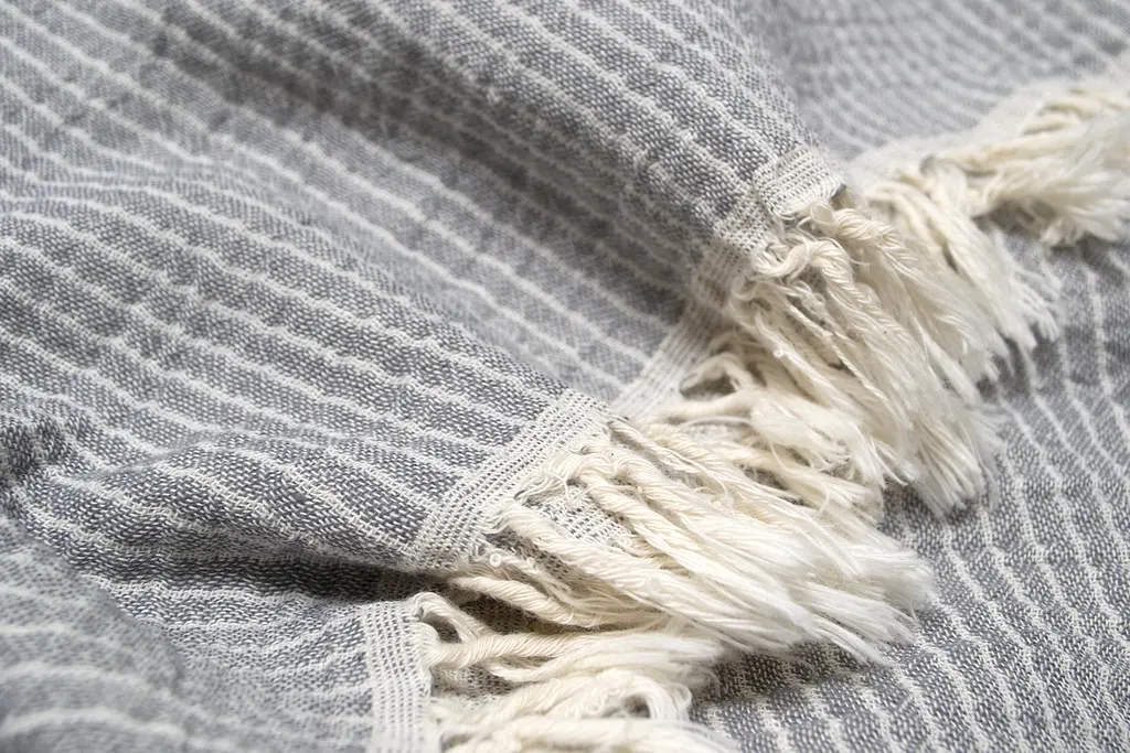 Покрывало Lotus Home - Premium Stripe антрацит 190x225 - фото 5