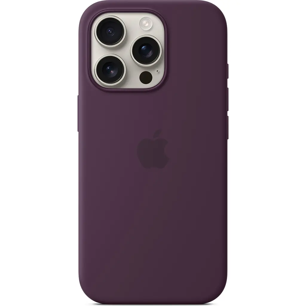 Чохол Apple Silicone Case with MagSafe для iPhone 16 Pro Plum (MYYM3ZM/A) [116181] - фото 2