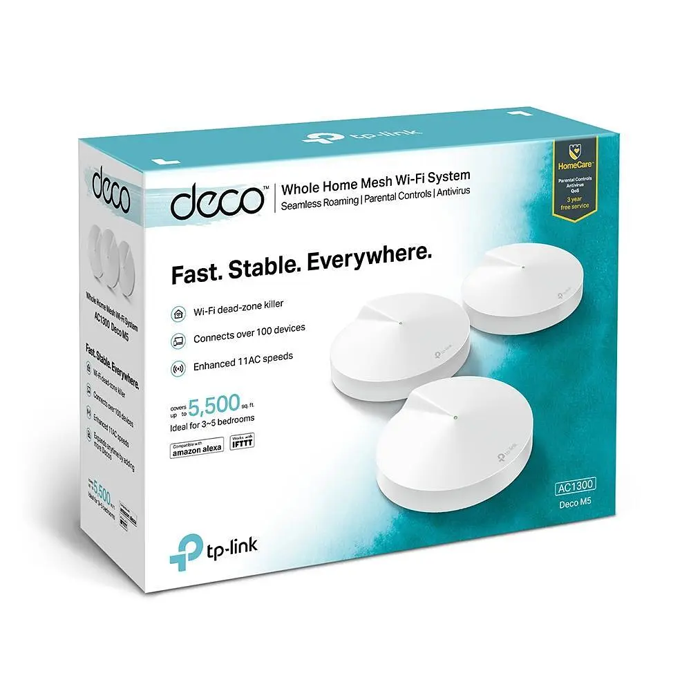 Домашня Mesh Wi-Fi система (3шт у комплекті), Deco M5(3-pack) - фото 4