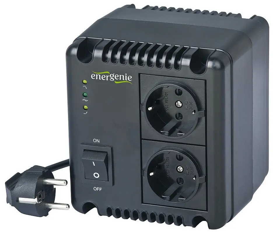 Стабілізатор EnerGenie EG-AVR-1001, 220 В, 1000 ВА - фото 3