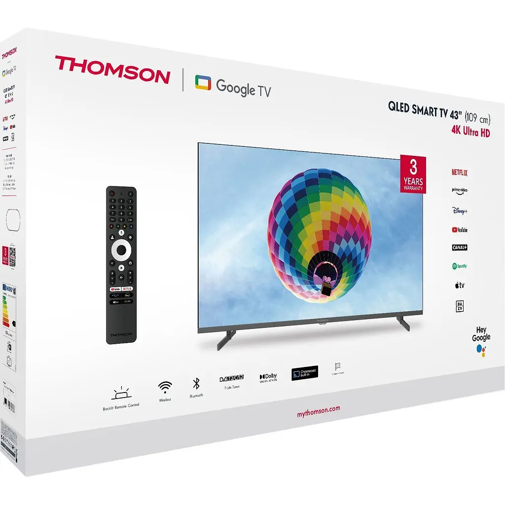 Телевизор Thomson QG4S14 43" QLED 4K [43QG4S14] [139514] - фото 5