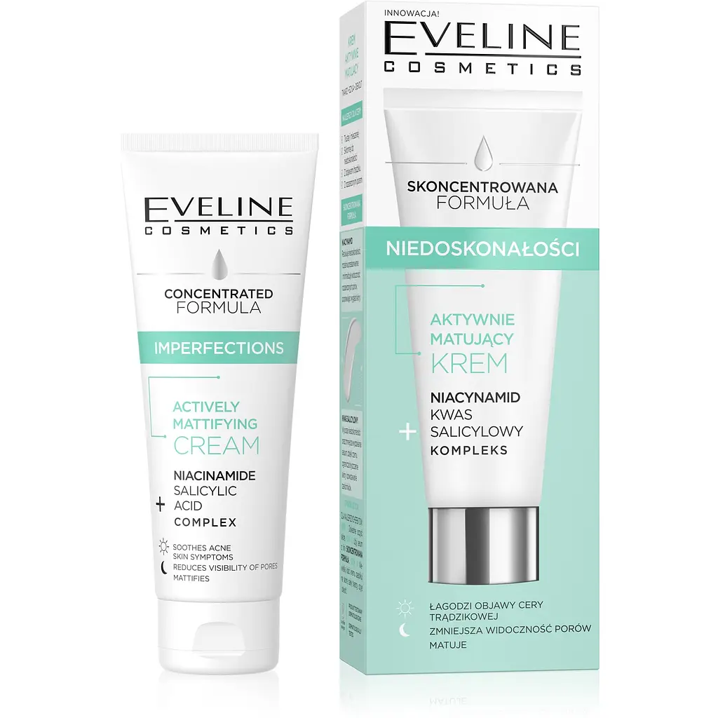 Матирующий крем для лица Eveline Concentrated Formula 50 мл - фото 2