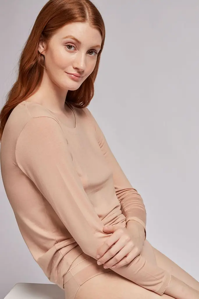 Жіноча футболка 123P1 Gisela тілесна XL - фото 2