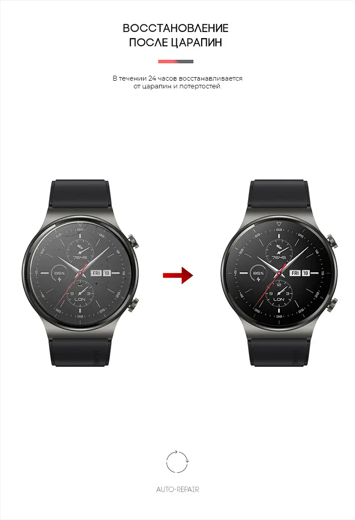 Гідрогелева плівка на годинники HUAWEI Watch GT 2 Pro ArmorStandart захисна плівка для смарт годинників прозора (ARM59816) - фото 3