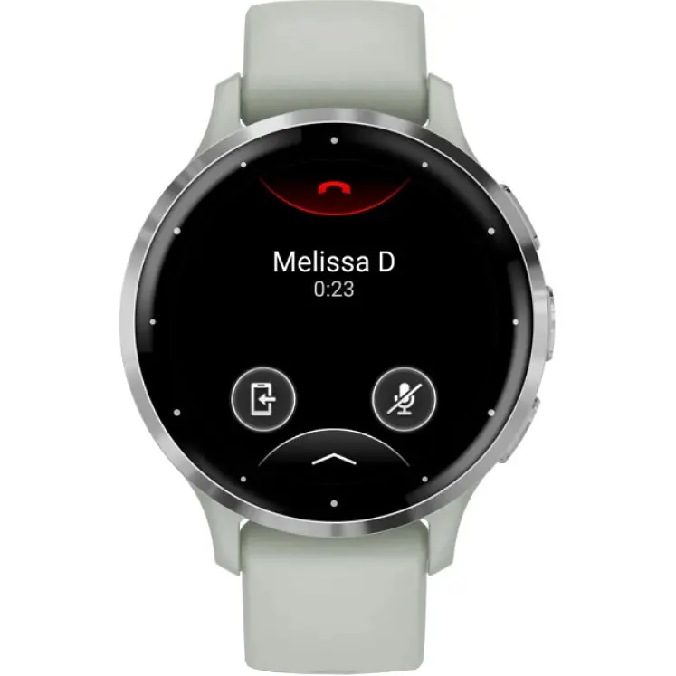 Смарт-годинник Garmin Venu 3S Silver S. Steel Bezel w. Sage Gray Case and S. Band (010-02785-01) - фото 2