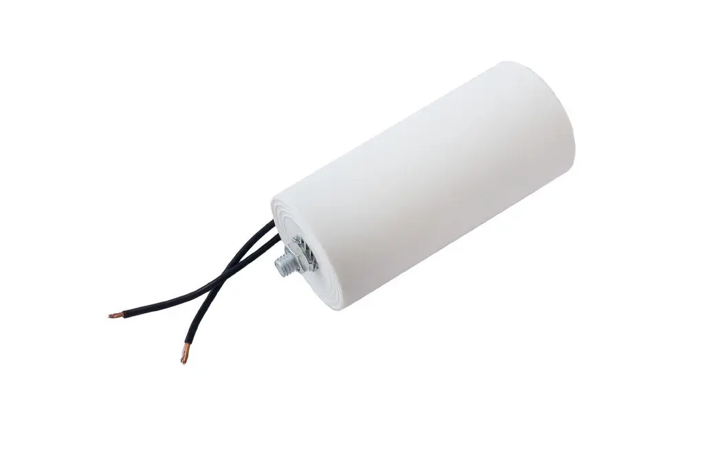 Конденсатор CBB60 Асеса 80 мкФ x 450В провід та болт - фото 2