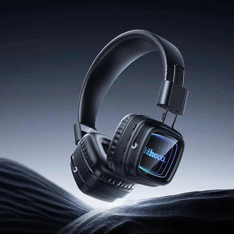 Бездротові накладні навушники HOCO W72 Earl Ⅲ abyss mirror BT headphones Brown - фото 6