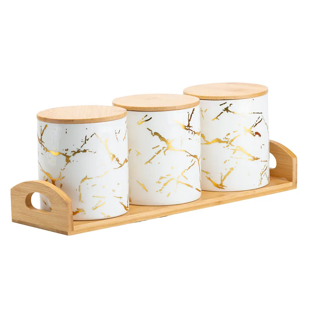 Набір ємностей для зберігання продуктів TS Kitchen GCC-7940-Y243