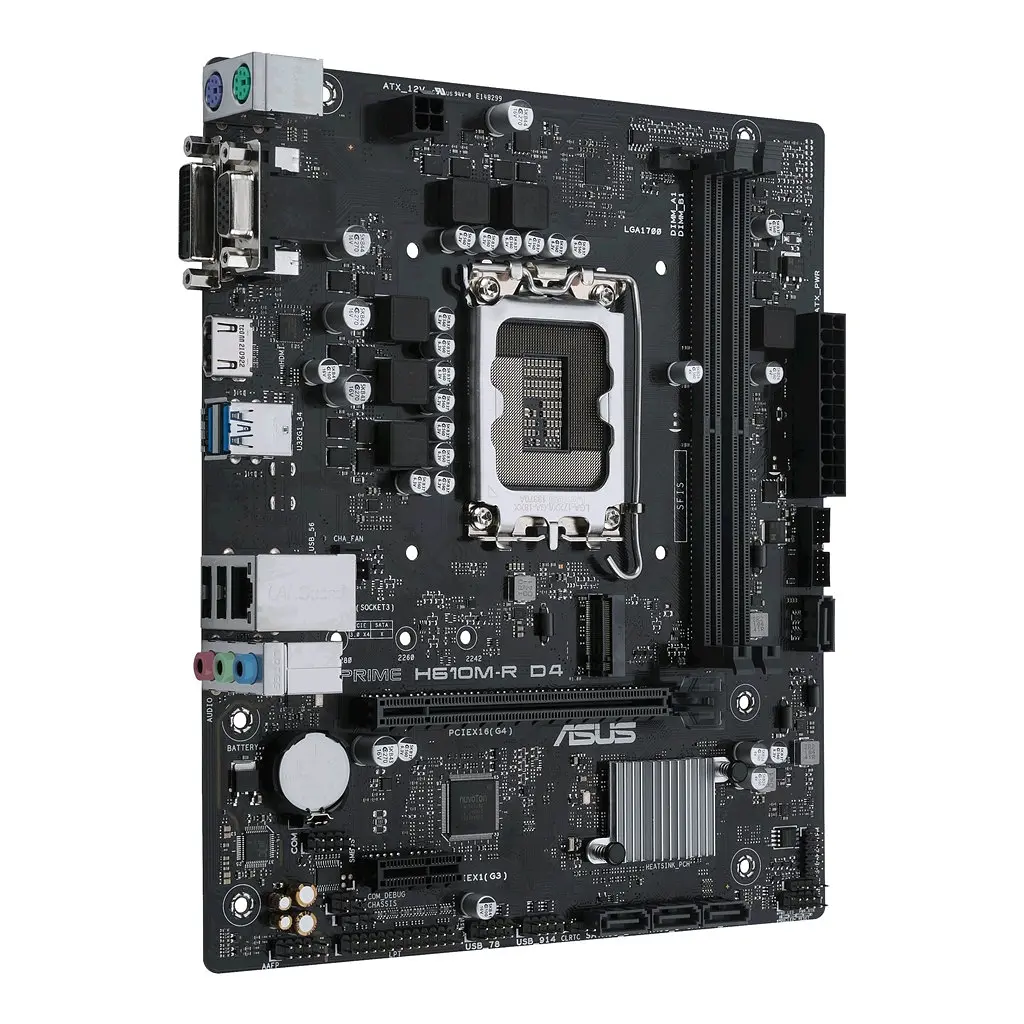 Материнская плата Asus Prime H610M-R D4-SI Socket 1700 - фото 2
