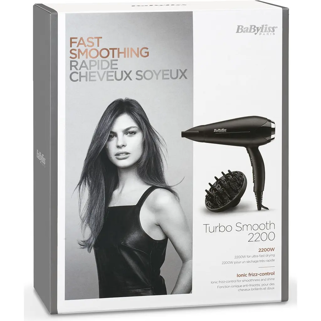 Фен Babyliss 2200 Вт чорний (D572DE) - фото 6