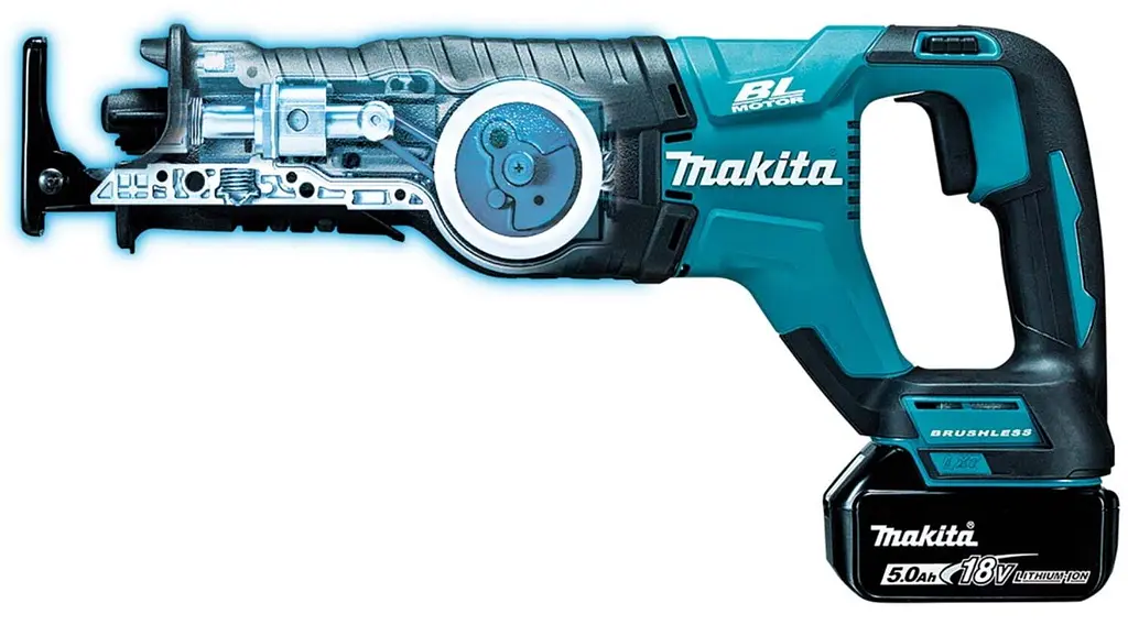 Пила шабельна акумуляторна Makita DJR187Z (32 мм, 2300/3000 об/хв, 670 Вт, BL, LXT, без акумуляторів та зарядного пристрою) - фото 7