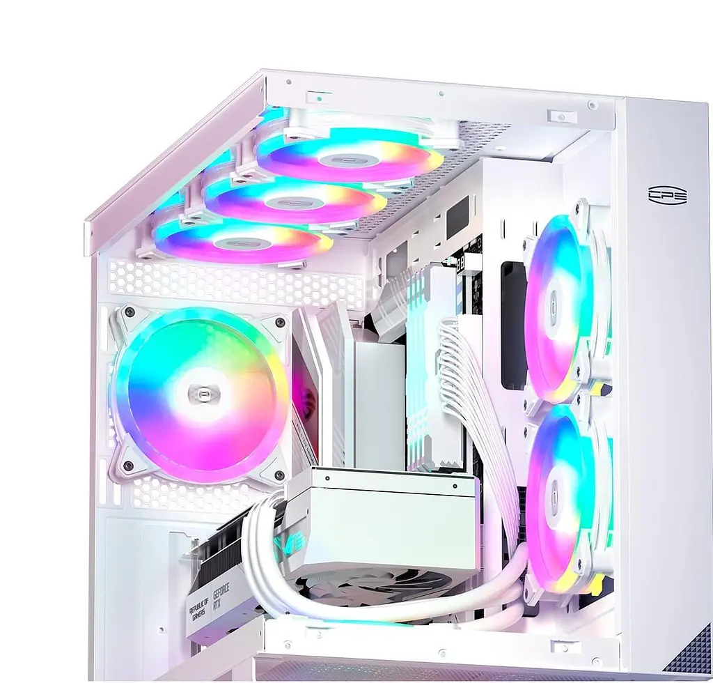 Комплект вентиляторів PcCooler F3 T120 ARGB WH 3-Pack (F3 T120 ARGB 3 in 1 White) - фото 6