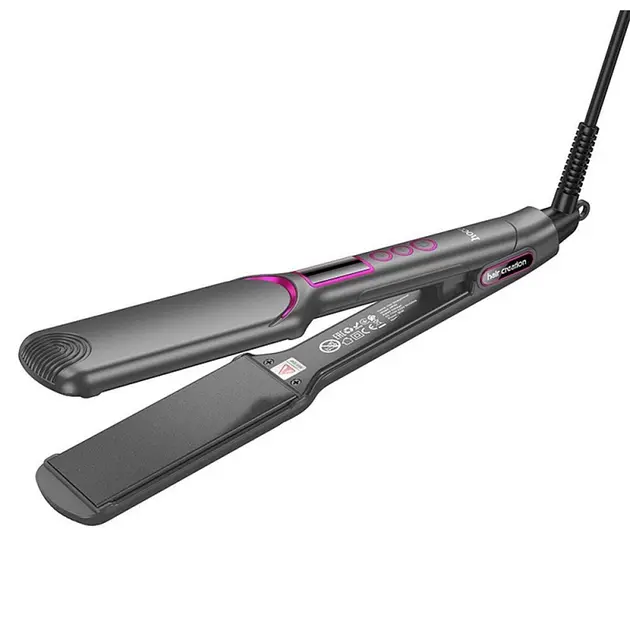 Плойка для волосся з цифровим дисплеєм HOCO HP42 Wide board hair straightener with digita сірий