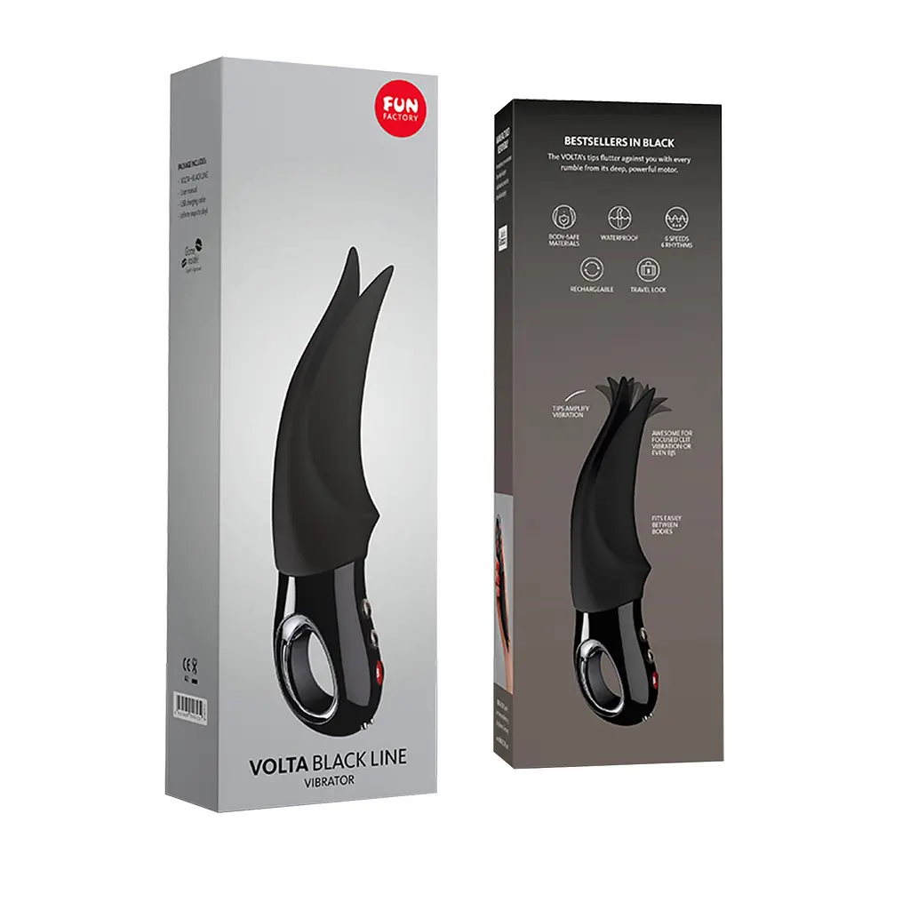 Вибратор Fun Factory Volta 18.9 см черный - фото 4