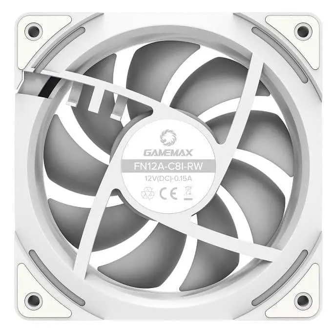 Вентилятор GameMax 120mm*3 KIT ARGB fan (функція ре версу) KF300R WH (KF300R WH) - фото 4