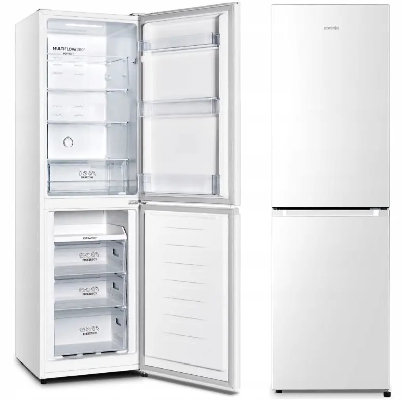 Холодильник Gorenje Gorenje 182х55х55см 2 двери 171(80) л А+ NoFrost Plus белый (NRK4181CW4) - фото 2