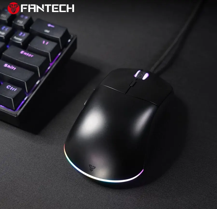 Игровая мышь Fantech UX-3 V2 HELIOS PixArt 3389, 400IPS, 50G, 1600DPI Black - фото 9