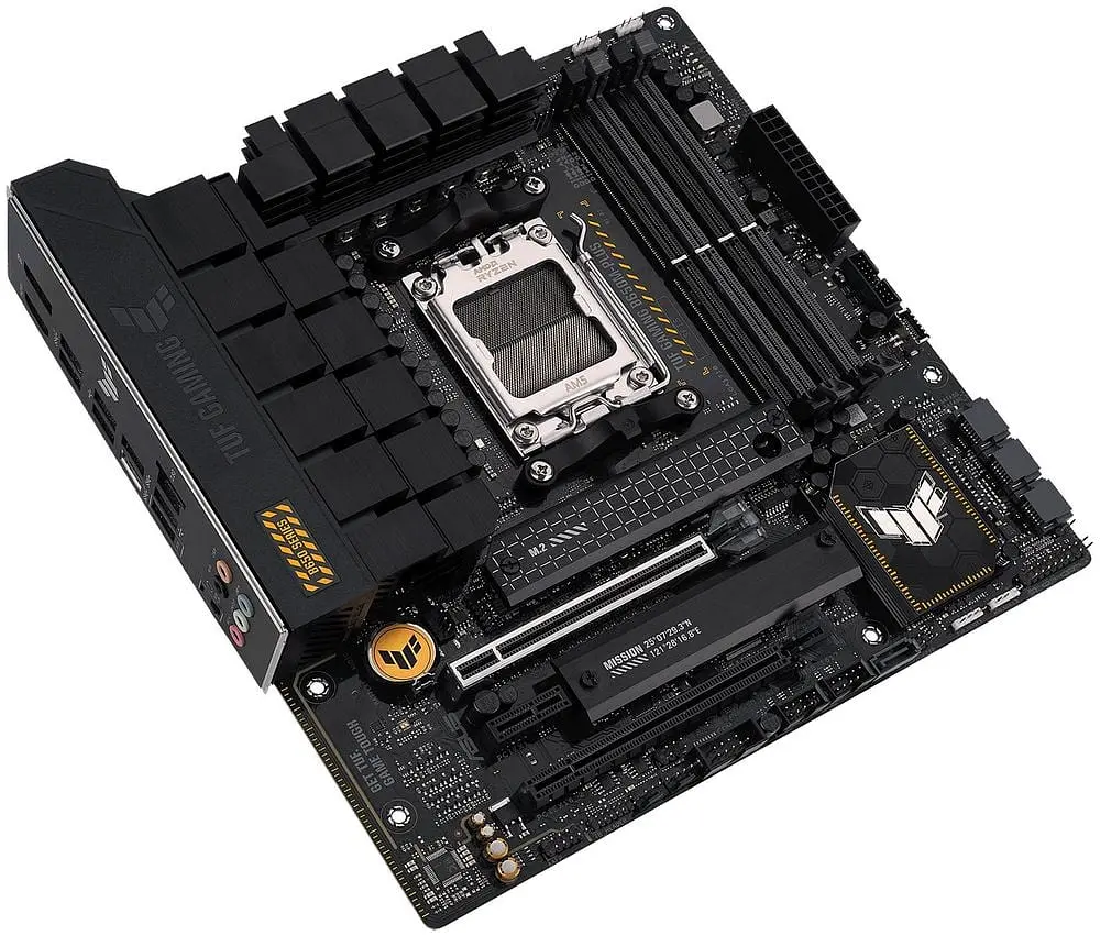 Материнська плата ASUS TUF GAMING B650M-PLUS (TUF GAMING B650M-PLUS) (Socket AM5, AMD B650, Micro-ATX) - фото 3