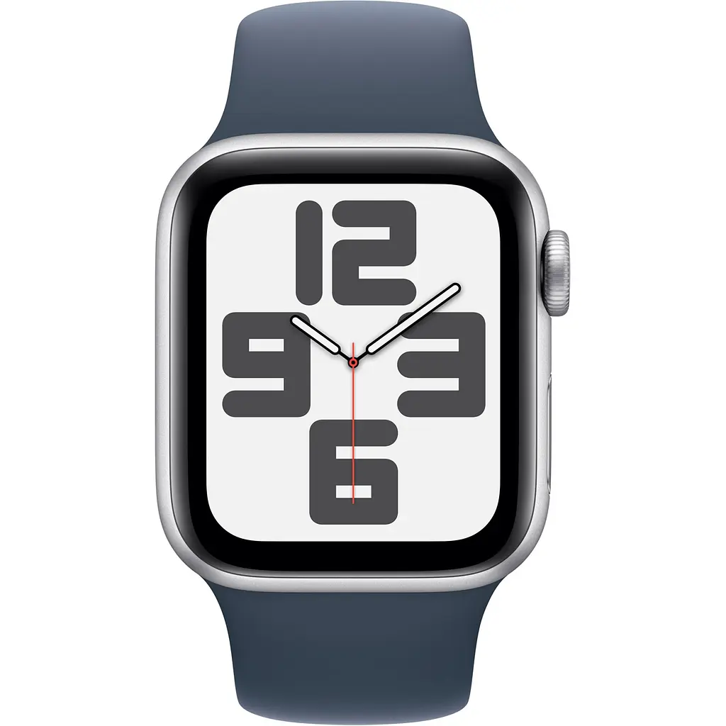 Смарт-годинник Apple Watch SE 2 GPS 40mm Silver Aluminium Case with Storm Blue Sport Band S/M [MRE13] [95083] - фото 2