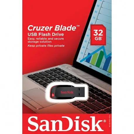 Флеш-пам'ять USB SanDisk Cruzer Blade 32GB (SDCZ50-032G-Z35) - фото 4