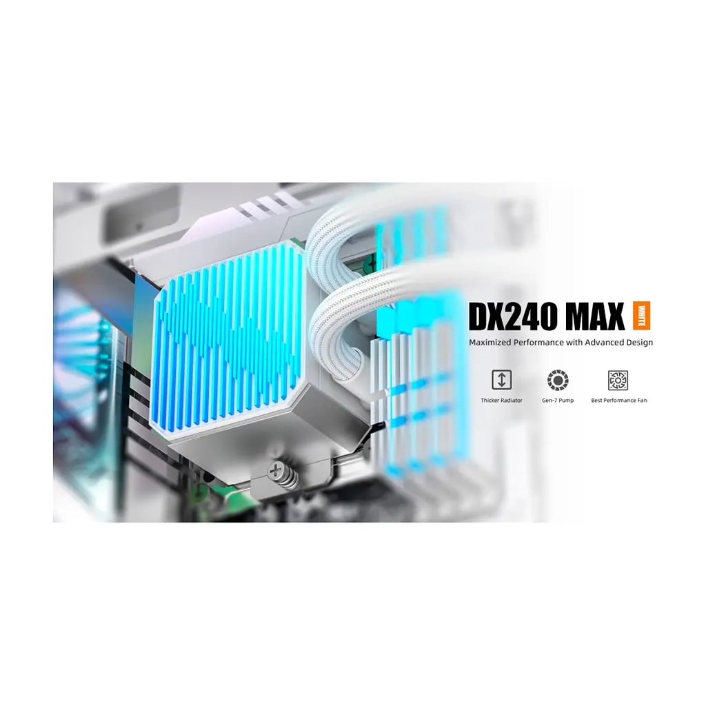 Система рідинного охолодження ID-Cooling DX240 Max White (DX240 MAX WHITE) - фото 9