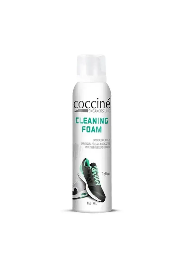 Піна для очищення кросівок Coccine Cleaning Foam, безбарвна, 150 мл — універсальний засіб для взуття
