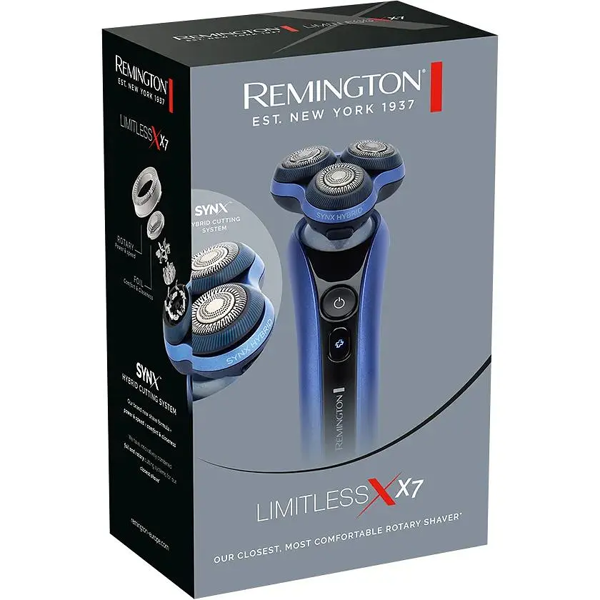 Электробритва Remington X7 Limitless X черно-синий - фото 4