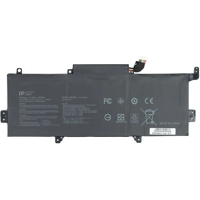 Акумулятор PowerPlant для ноутбуків ASUS Zenbook UX330UA (C31N1602) 11.55V 4935mAh (NB431489)
