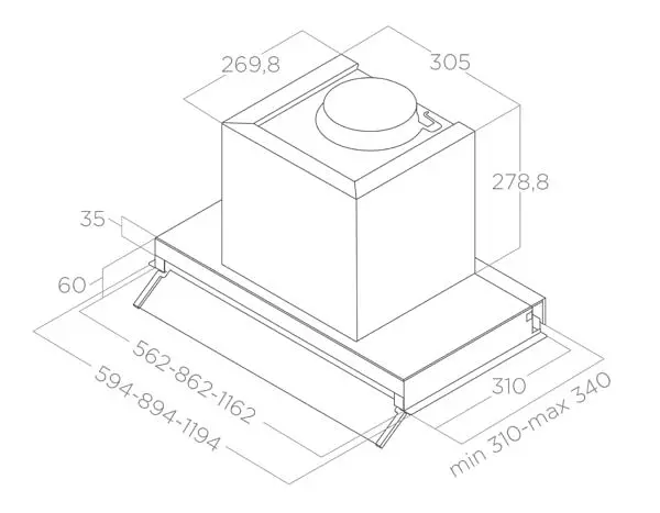 Витяжка Elica BOXIN ADVANCE @ IX/A/60 - фото 11