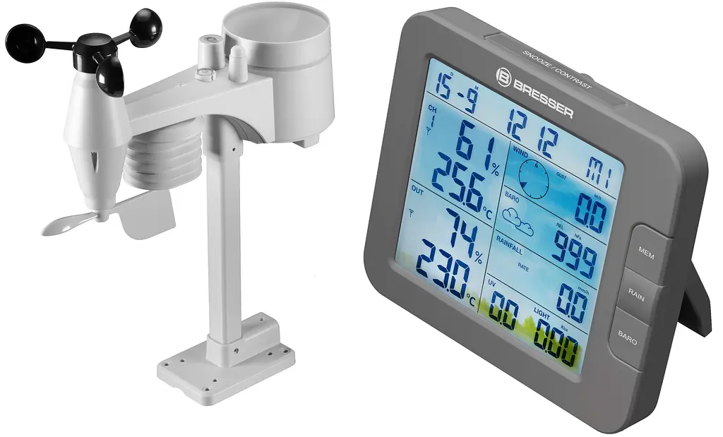 Метеостанція Bresser Smart Home 7-in-1 Weather Center ClimateConnect Grey (7003600QT5000) - фото 3