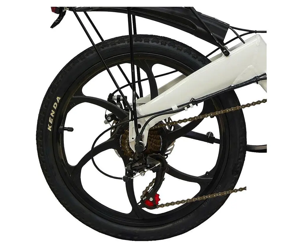 Електровелосипед ZM TigerVolt 20 з колесами 20" білий - фото 7