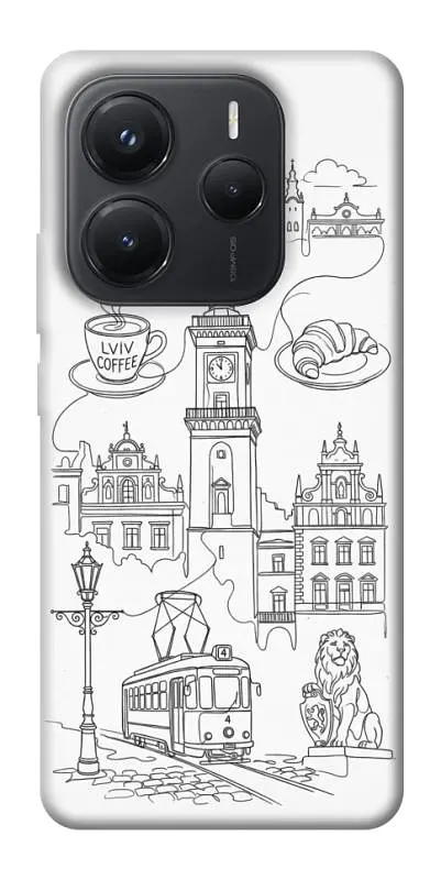 TPU чохол Demsky Lviv spirit для Xiaomi Redmi Note 14 5G