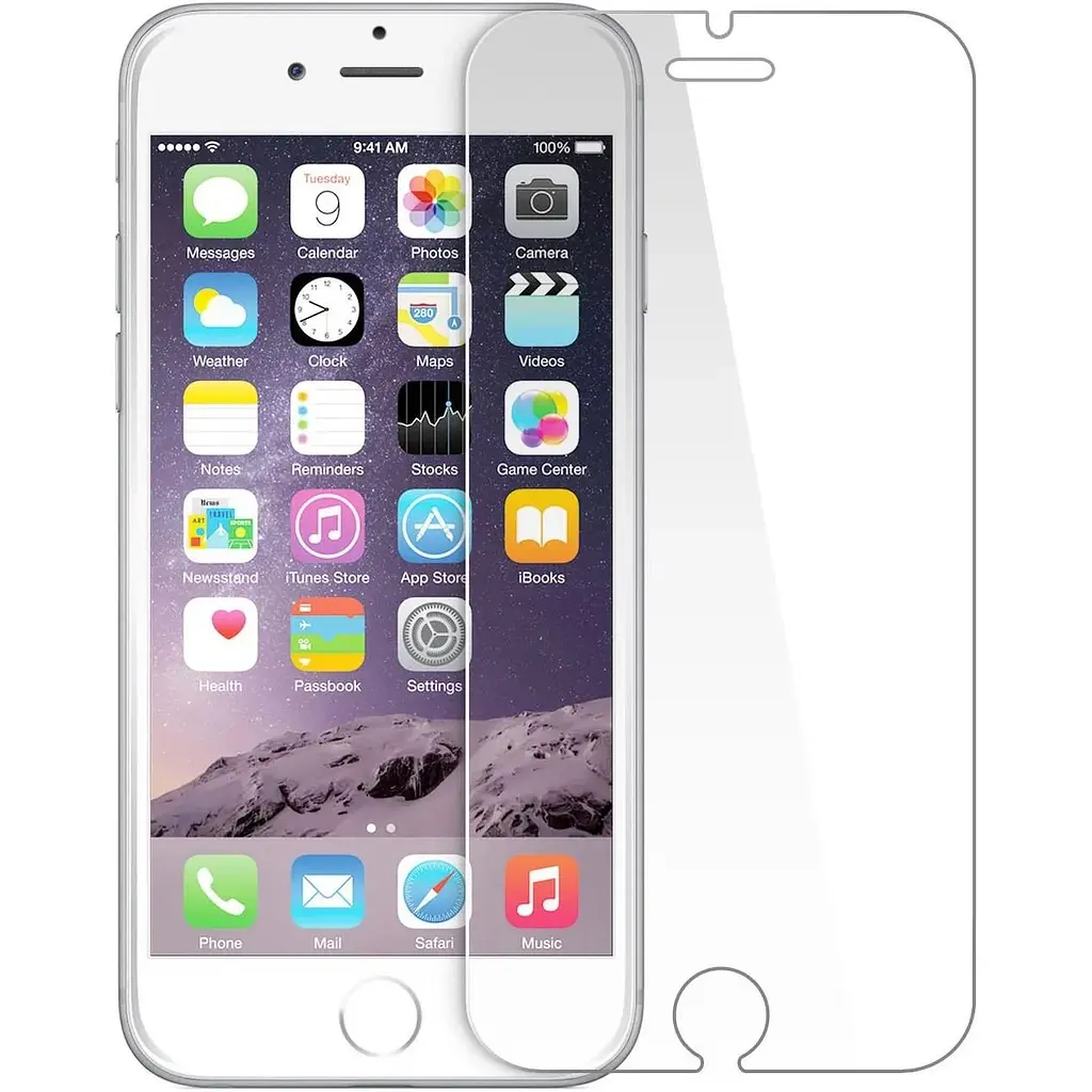 Захисне скло Toto Hardness Tempered Glass 0.33 mm 2.5D 9H Apple iPhone 6/6s - фото 5