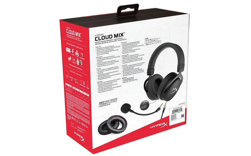 Гарнитура игровая HyperX Cloud MIX 3.5 мм/BT Black (HX-HSCAM-GM) - фото 2