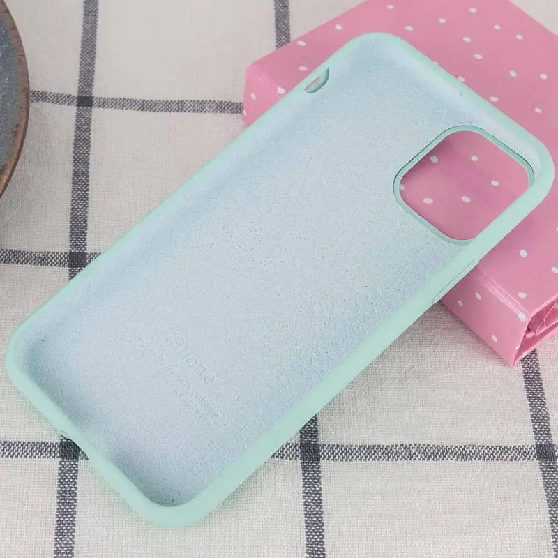 Чехол Epik Silicone Case Full Protective (AA) для Apple iPhone 11 (6.1) Бирюзовый / Turquoise - фото 3