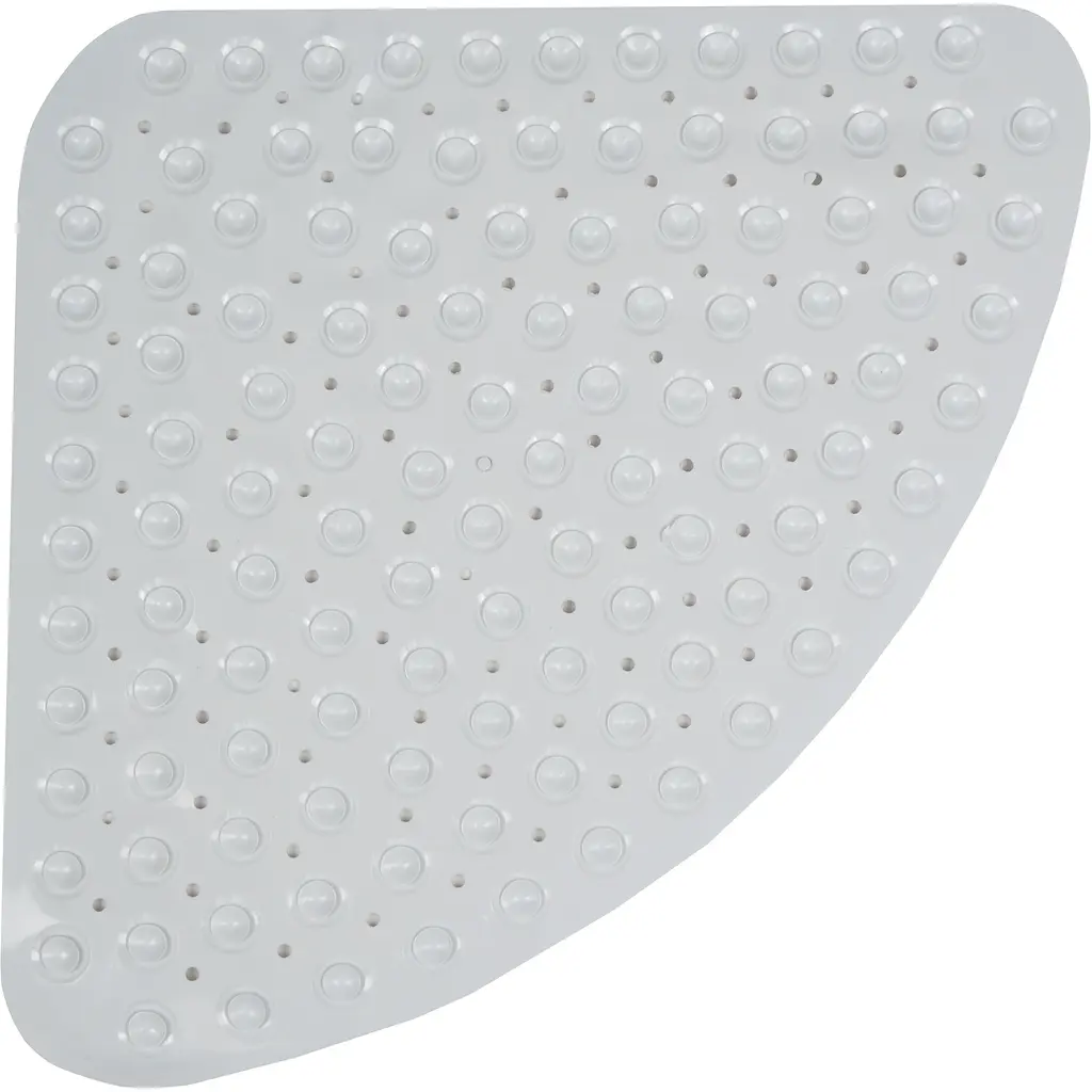Килимок для душу трикутний Eco Fabric Сфери 72х51 см білий (7251-002) - фото 2
