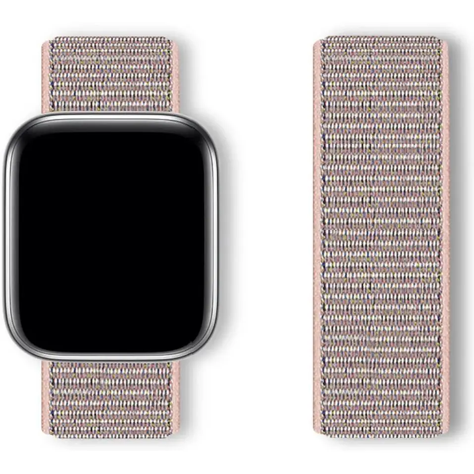 Ремешок DK CDK для Apple Watch 42mm (Series 10) Nylon Sport Loop (08883) (pink sand) - фото 2
