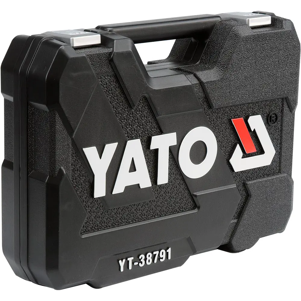 Набір головок торцевих Yato квадрат 1/2", 1/4" з інструментами та насадками 108 шт. (YT-38791) - фото 9