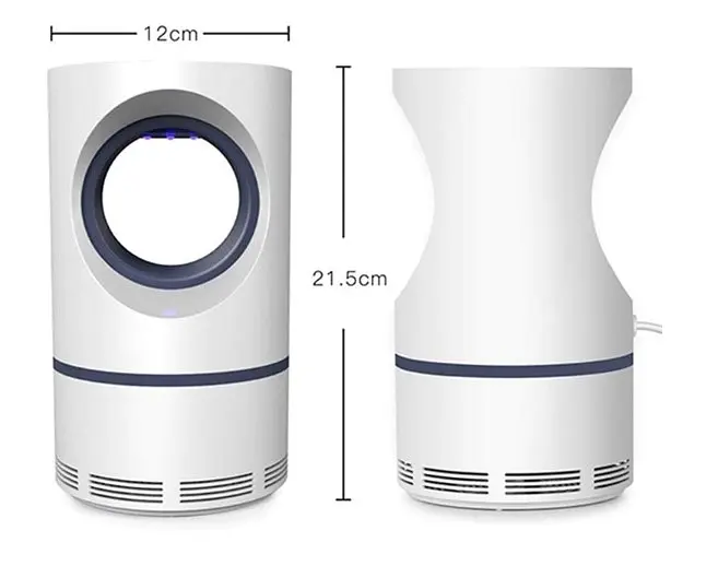 Пастка для комарів мурашок електрична USB лампа знищувач відлякувач Mosquito Killer Lamp білий - фото 6