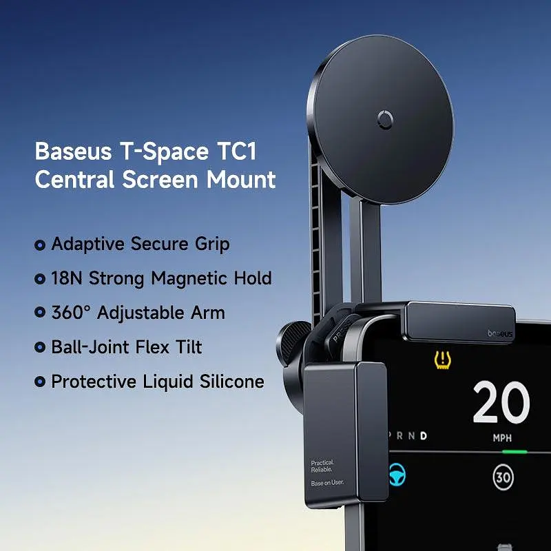 Тримач BASEUS T-Space TC1 Central Screen Mount (Corner Version) (C0013501) - фото 2