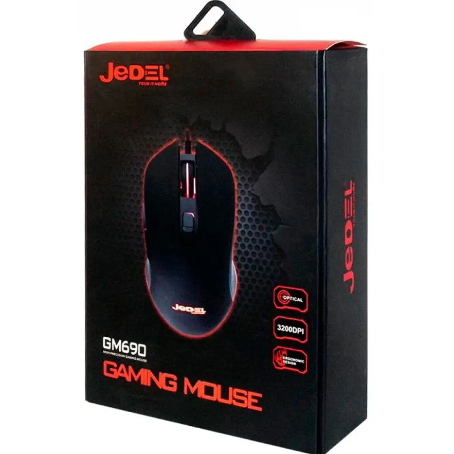 Миша ігрова Jedel GM690 3200 DPI  - фото 3