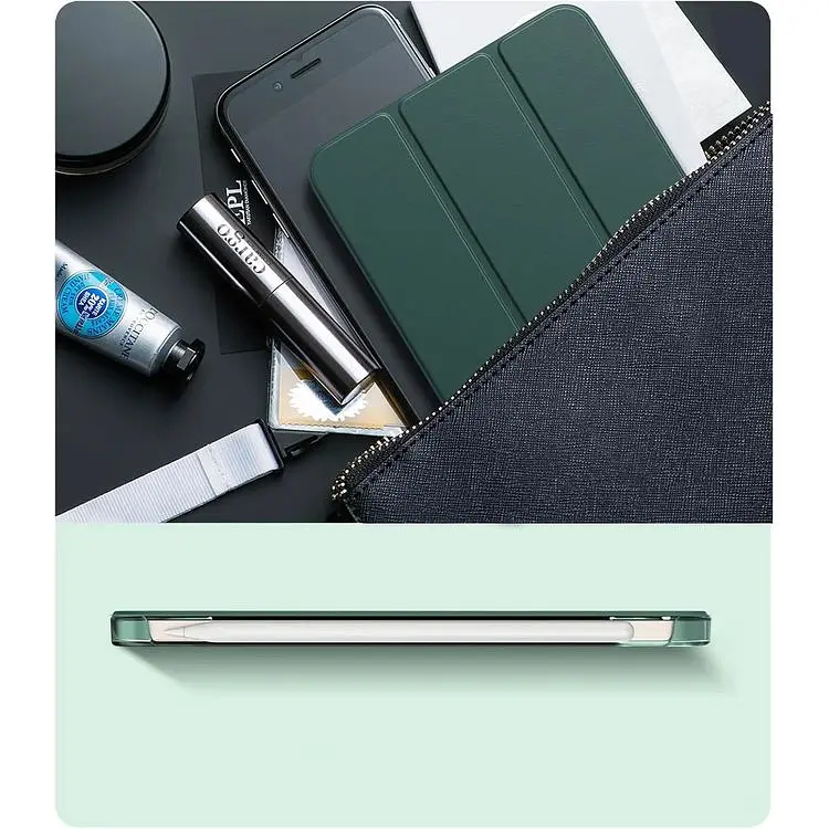 Чохол-книжка BeCover Tri Fold Hard для Apple iPad Mini 7 2024 Dark Green (712451) - фото 5