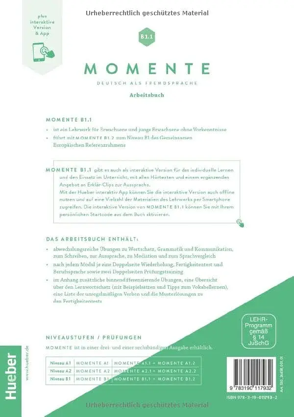 Momente B1.1 Arbeitsbuch plus interaktive Version - фото 2