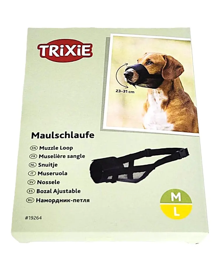 Намордник - петля Trixie №4 з сіткою M-L